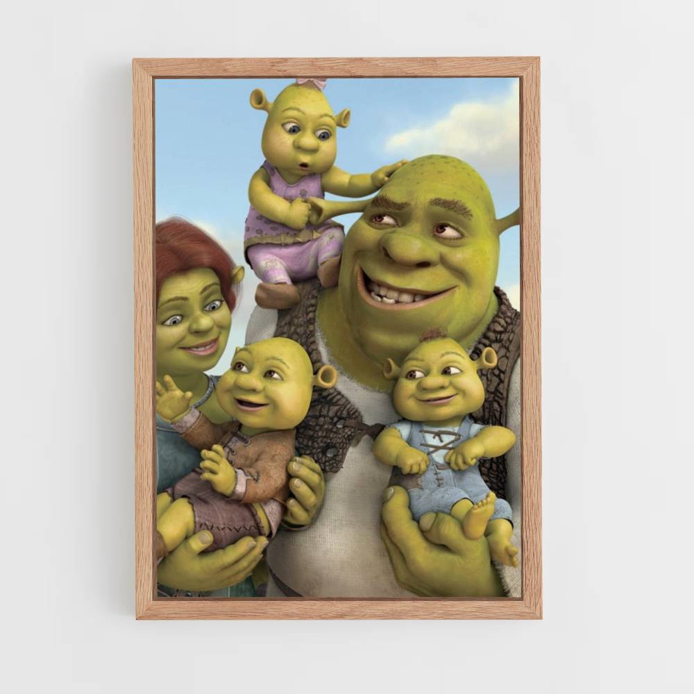 Cartel Shrek Niños