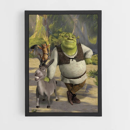 Póster Burro Shrek