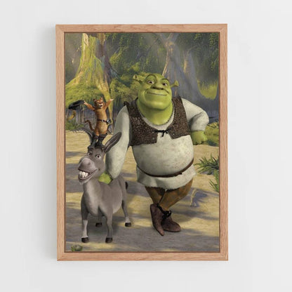 Póster Burro Shrek