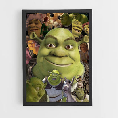 Póster Collage de Shrek