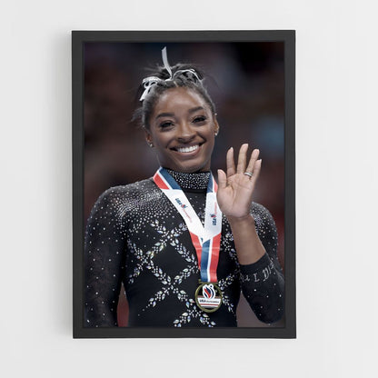 Póster Simone Biles Hola