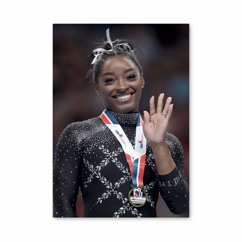 Póster Simone Biles Hola