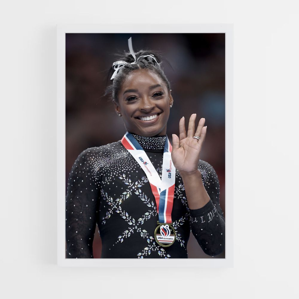 Póster Simone Biles Hola