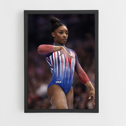 Póster Simone Biles EE.UU.