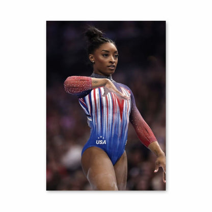 Póster Simone Biles EE.UU.