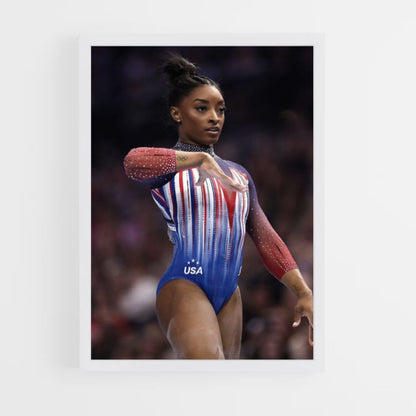 Póster Simone Biles EE.UU.