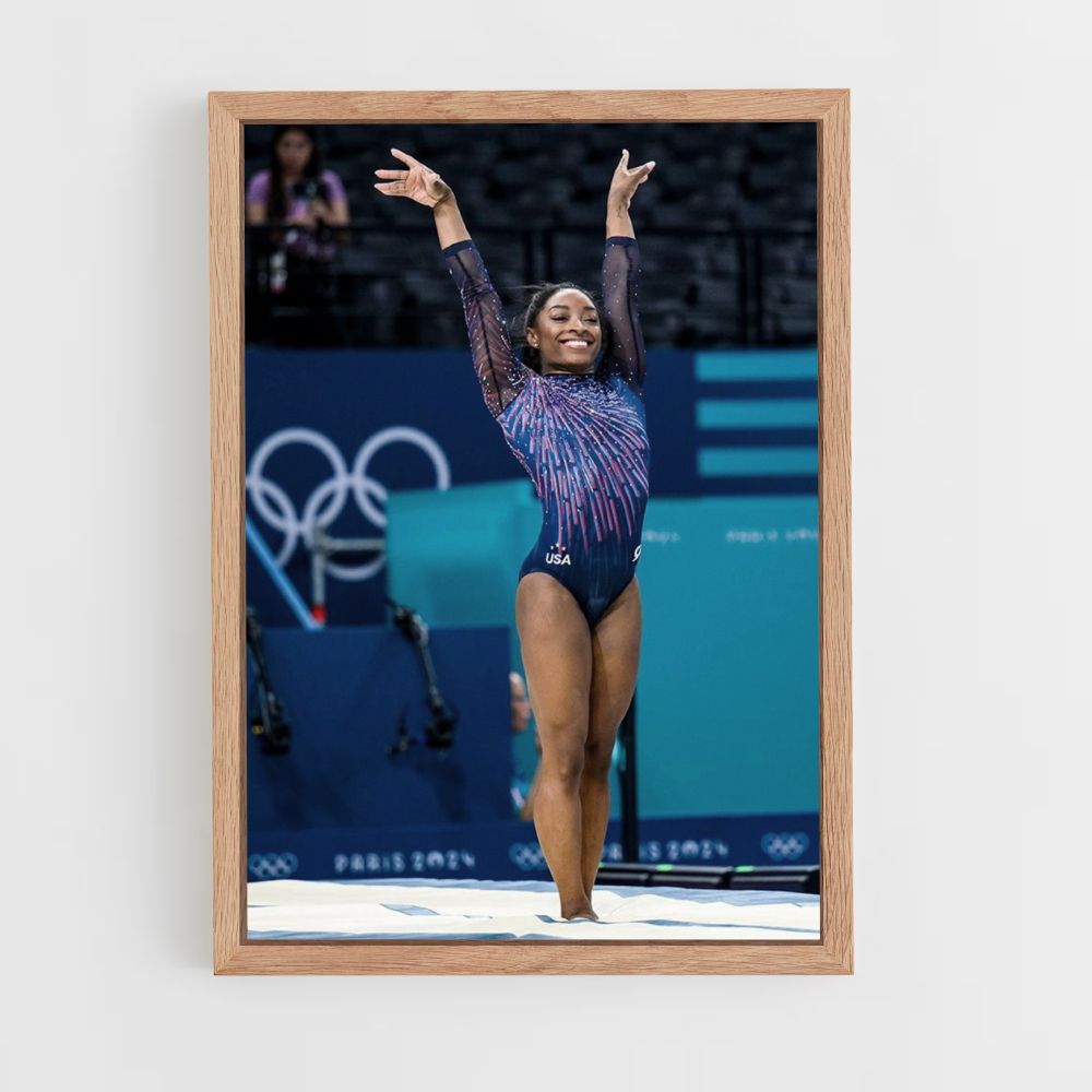 Póster Sol Simone Biles