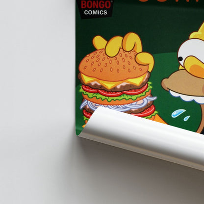 Póster Hamburguesa Simpsons