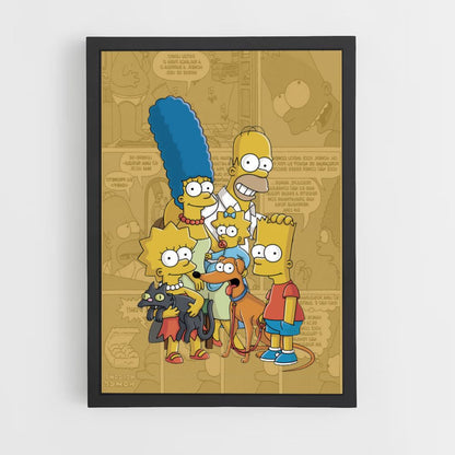 Póster Los Simpson Cómics