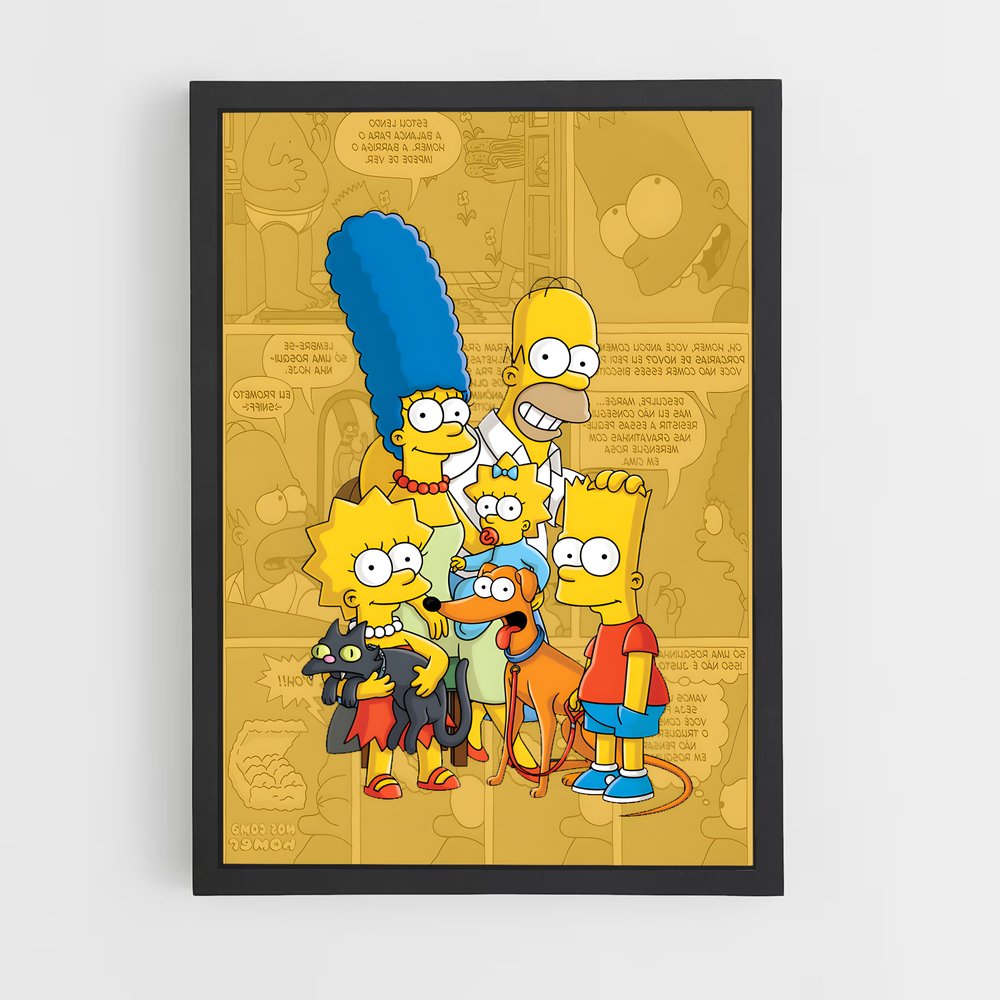 simpsons-10 cadre Noir