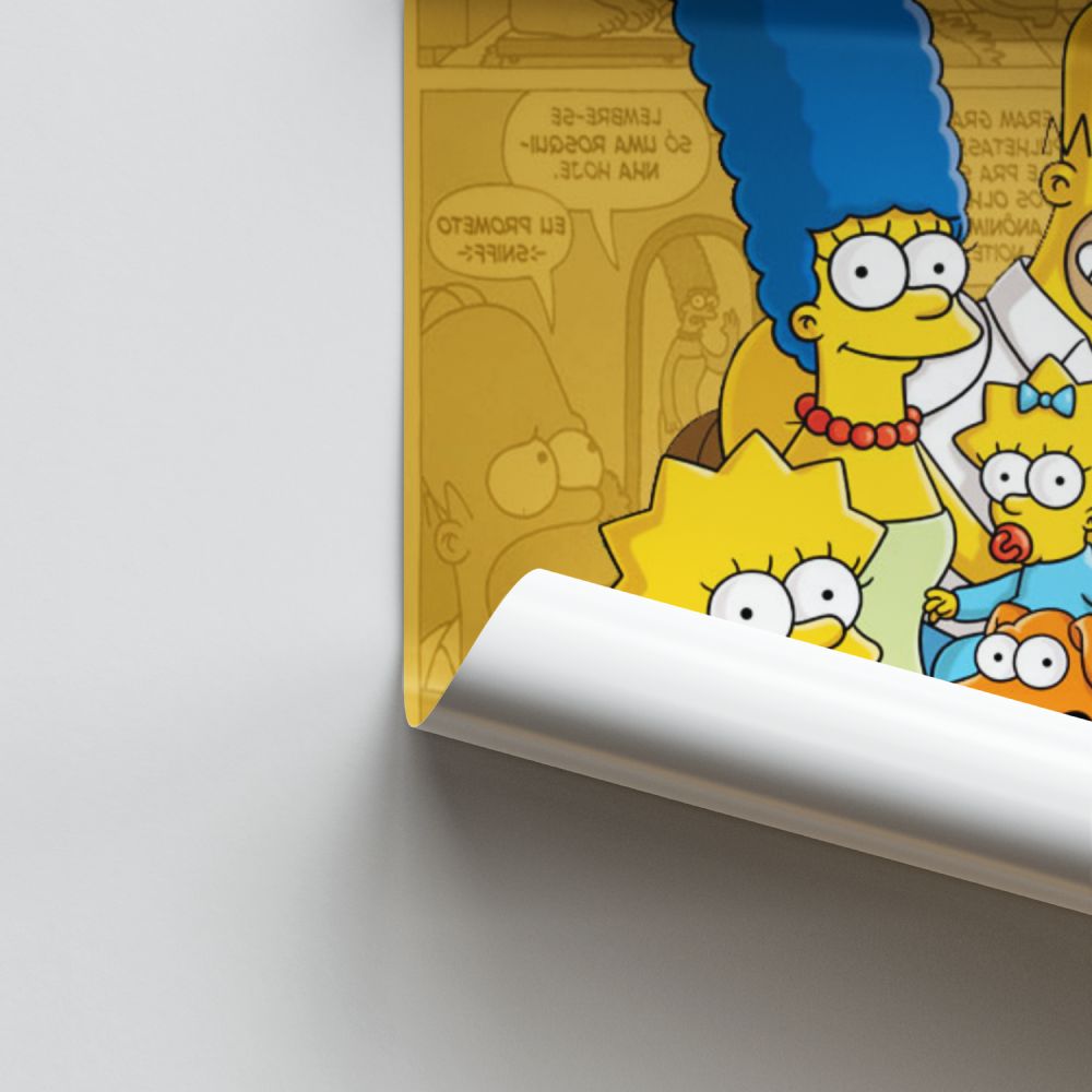 Póster Los Simpson Cómics