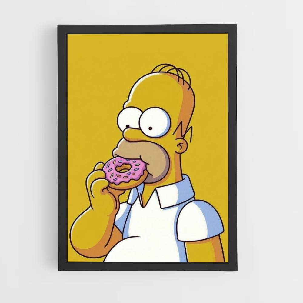 Donut de Homero Póster