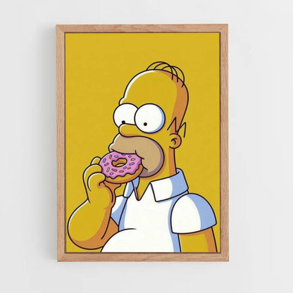 Donut de Homero Póster