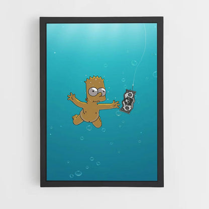 Póster Bart Nirvana