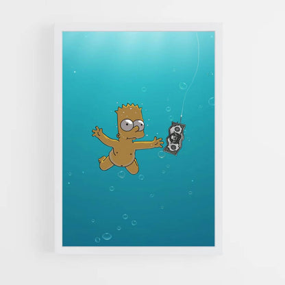 Póster Bart Nirvana