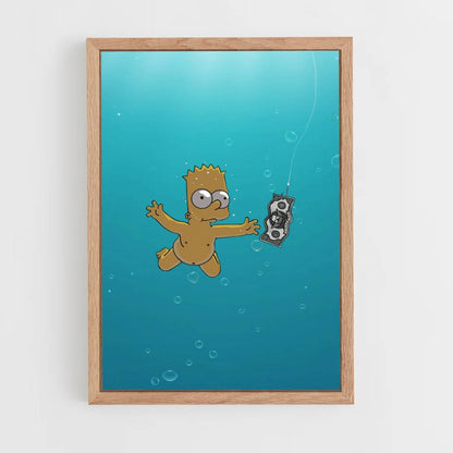 Póster Bart Nirvana