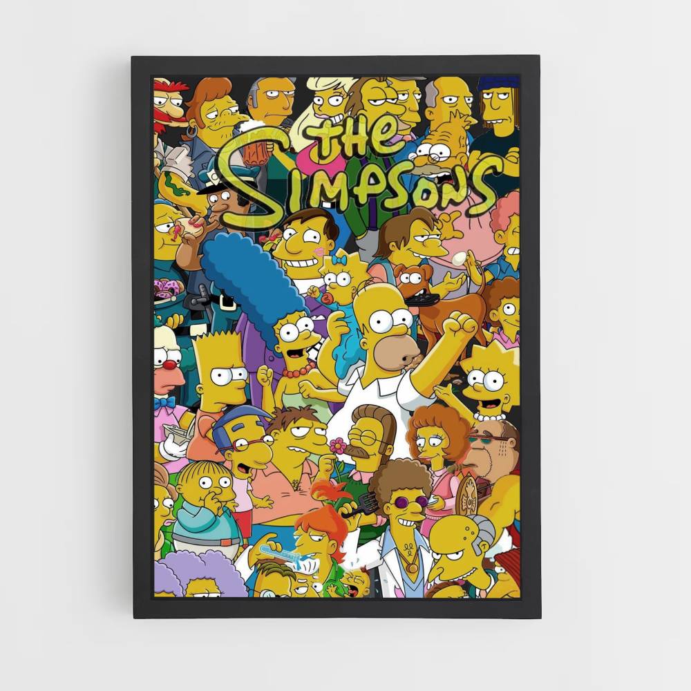 Póster Personaje Simpson