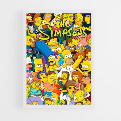 simpsons-18 cadre Blanc