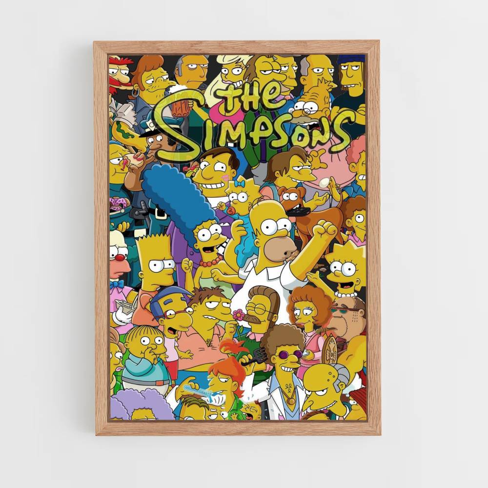 Póster Personaje Simpson