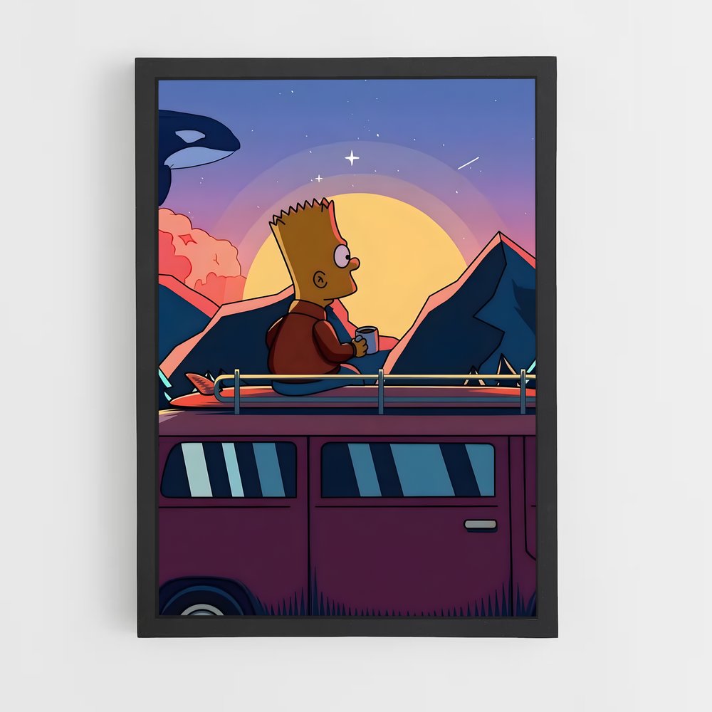 simpsons-19 cadre Noir
