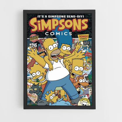 Póster Los Simpson Cómics