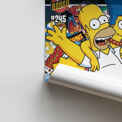 Póster Los Simpson Cómics