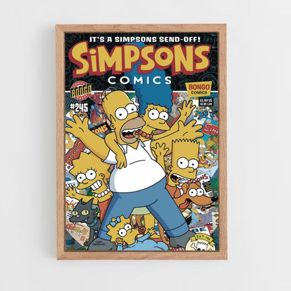 Póster Los Simpson Cómics