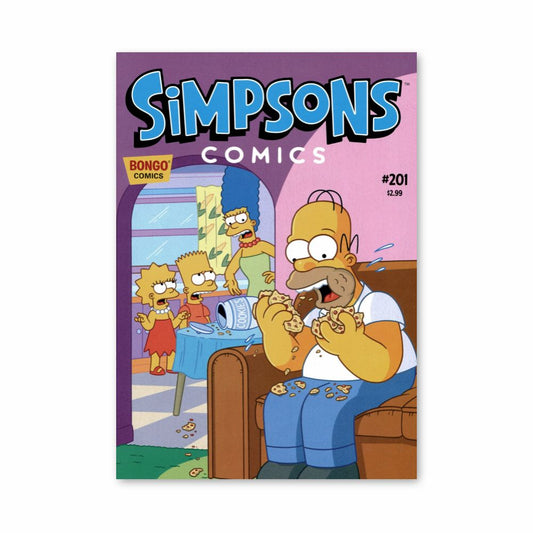 Póster Galletas Simpson