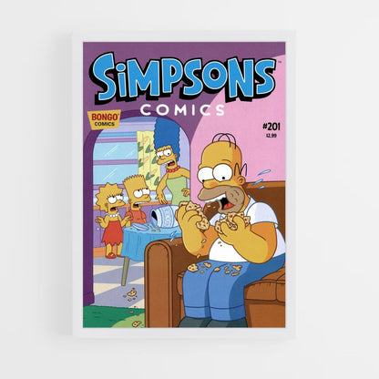 Póster Galletas Simpson