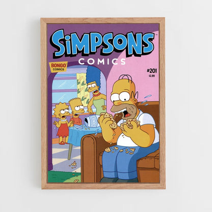 Póster Galletas Simpson