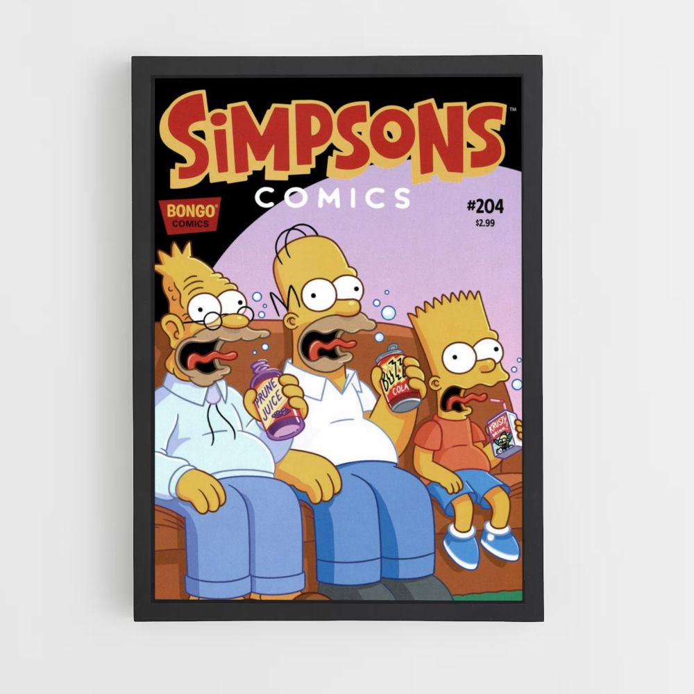 Póster Cerveza Simpsons