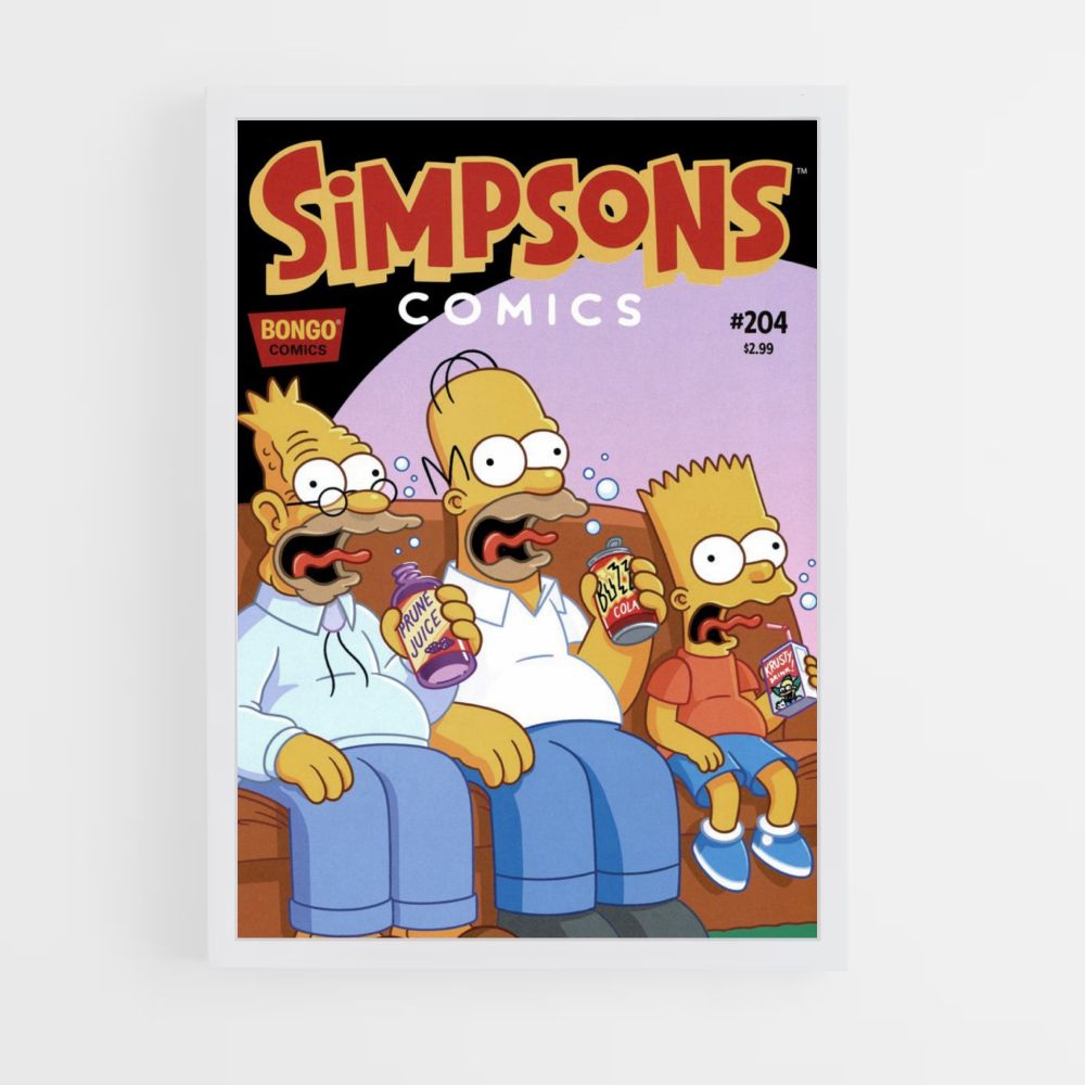 Póster Cerveza Simpsons