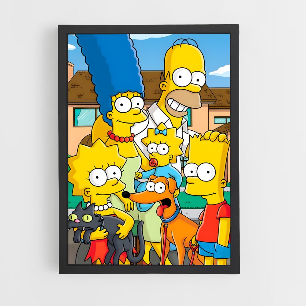 simpsons-7 cadre Noir