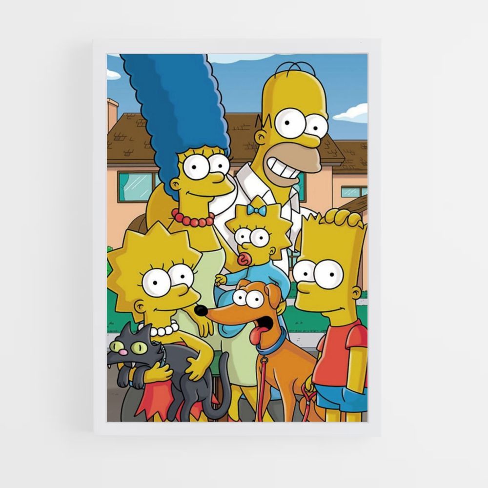 Póster La familia Simpson