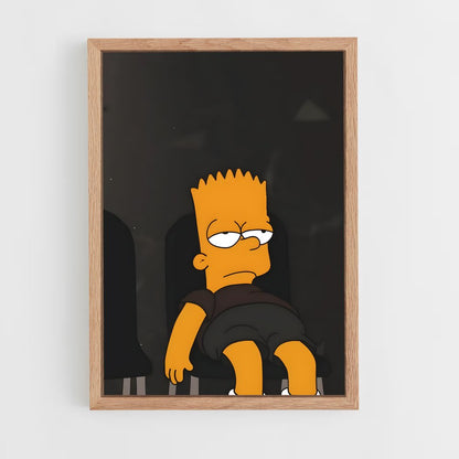 simpsons-8 cadre Bois clair