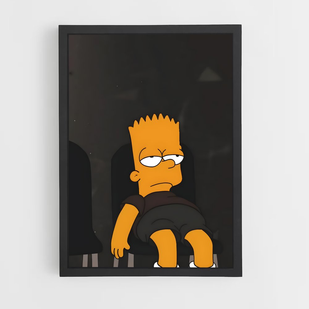 simpsons-8 cadre Noir