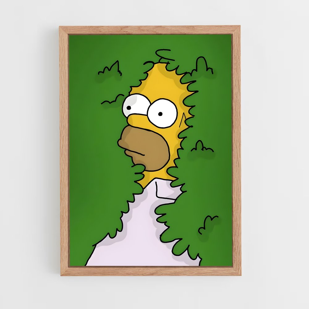 simpsons-9 cadre Bois clair