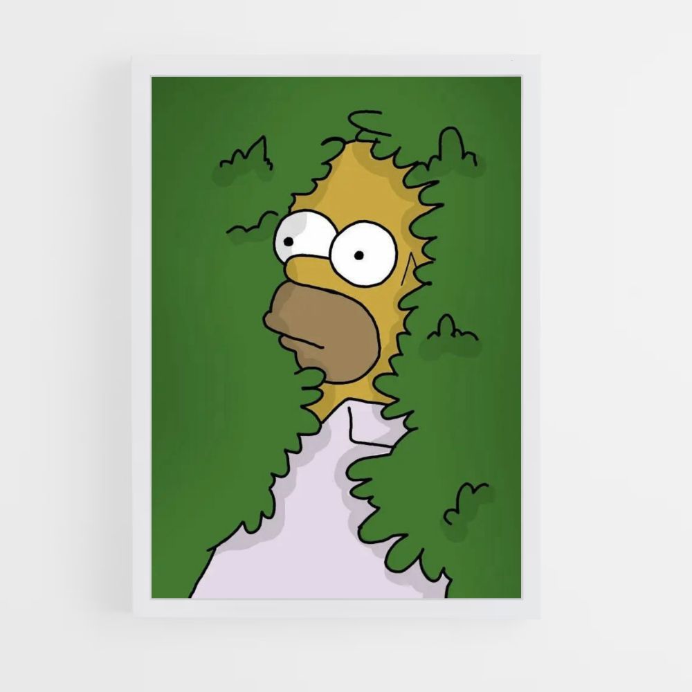 Póster Los Simpson Bush