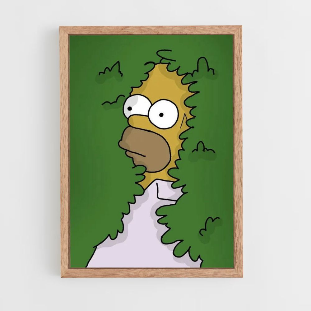 Póster Los Simpson Bush