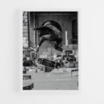 skateboard-13 cadre Blanc
