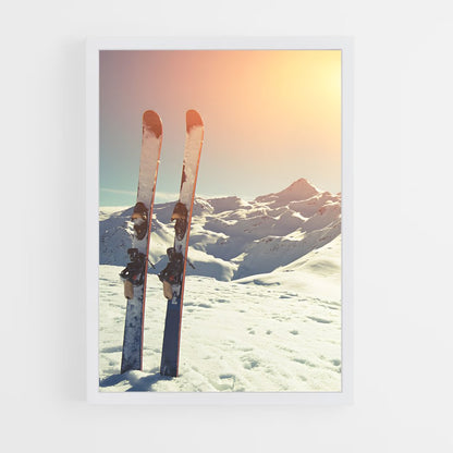 ski-5 cadre Blanc