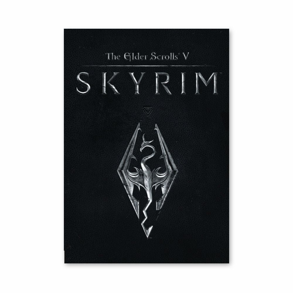 Póster Logotipo De The Elder Scrolls V