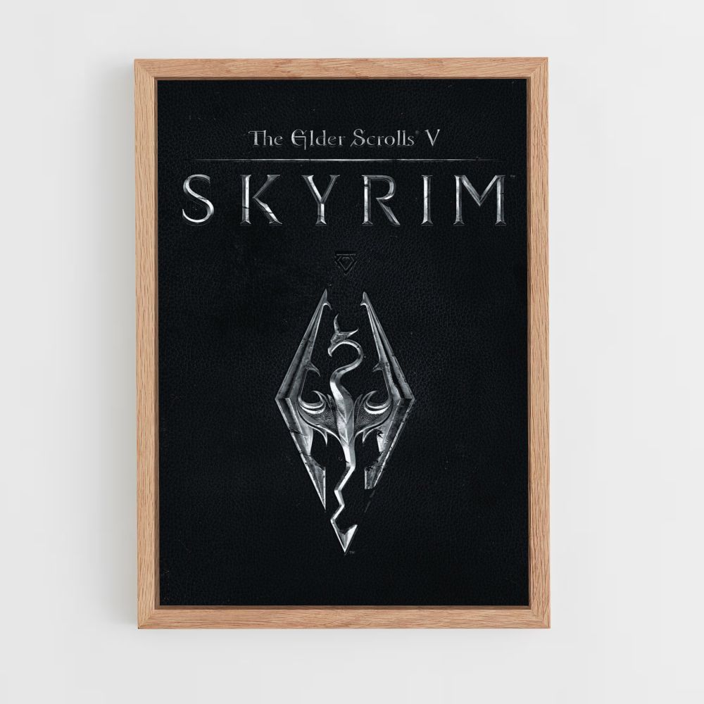 Póster Logotipo De The Elder Scrolls V