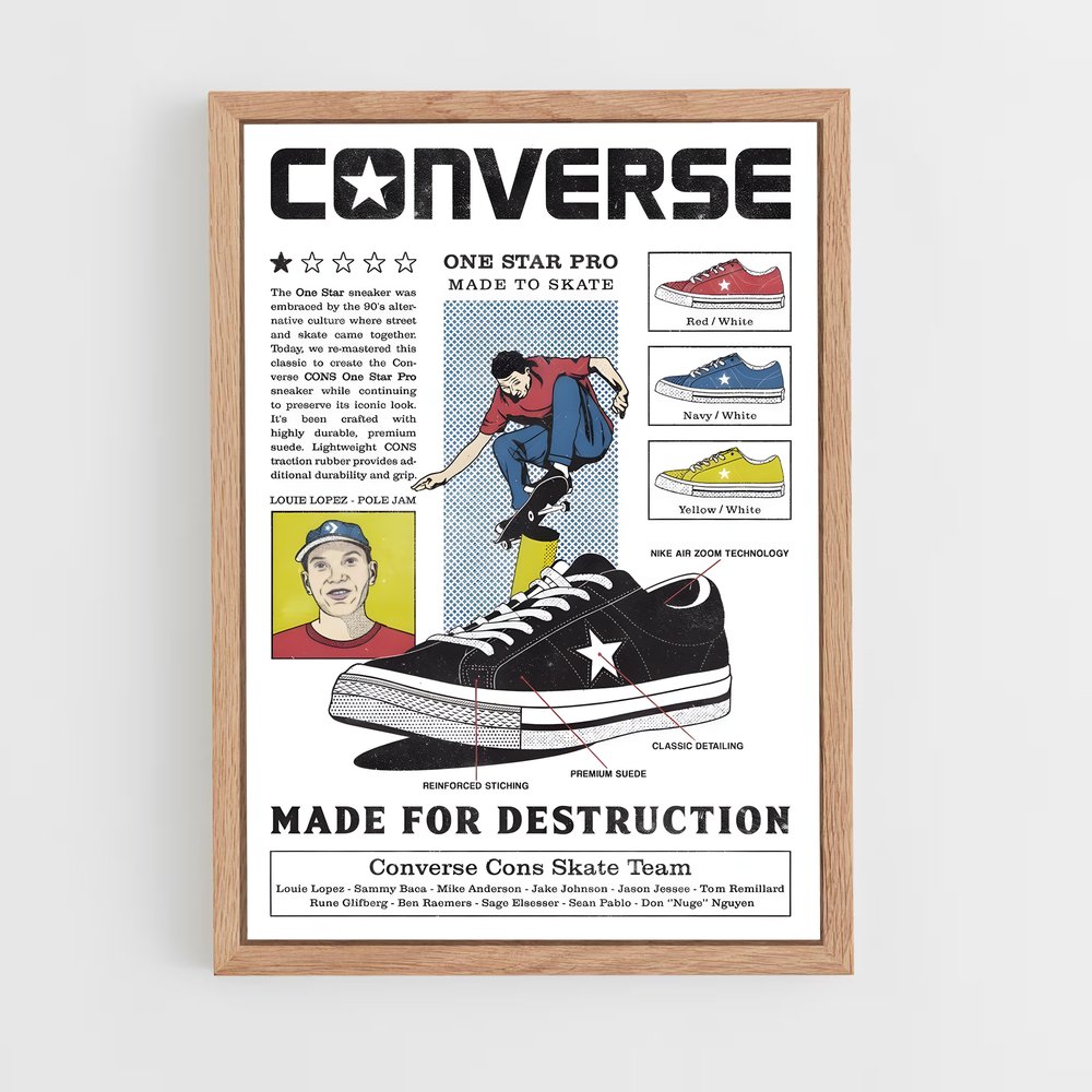 sneakers-11 cadre Bois clair