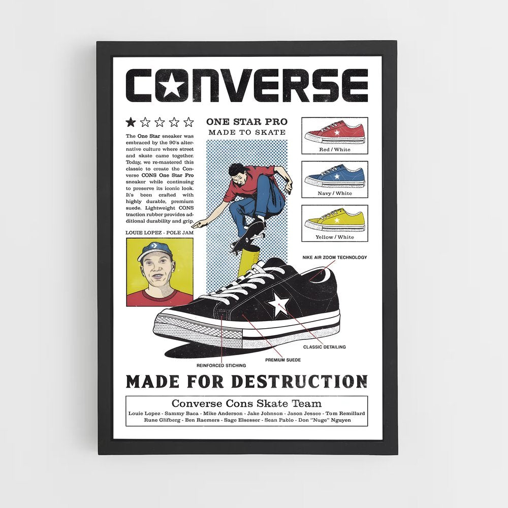 sneakers-11 cadre Noir