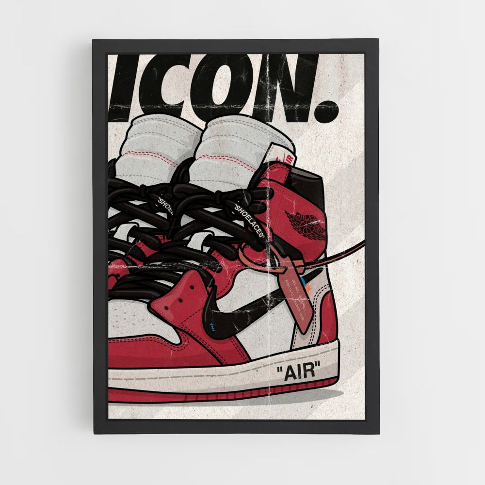 Icono de aire Nike Póster