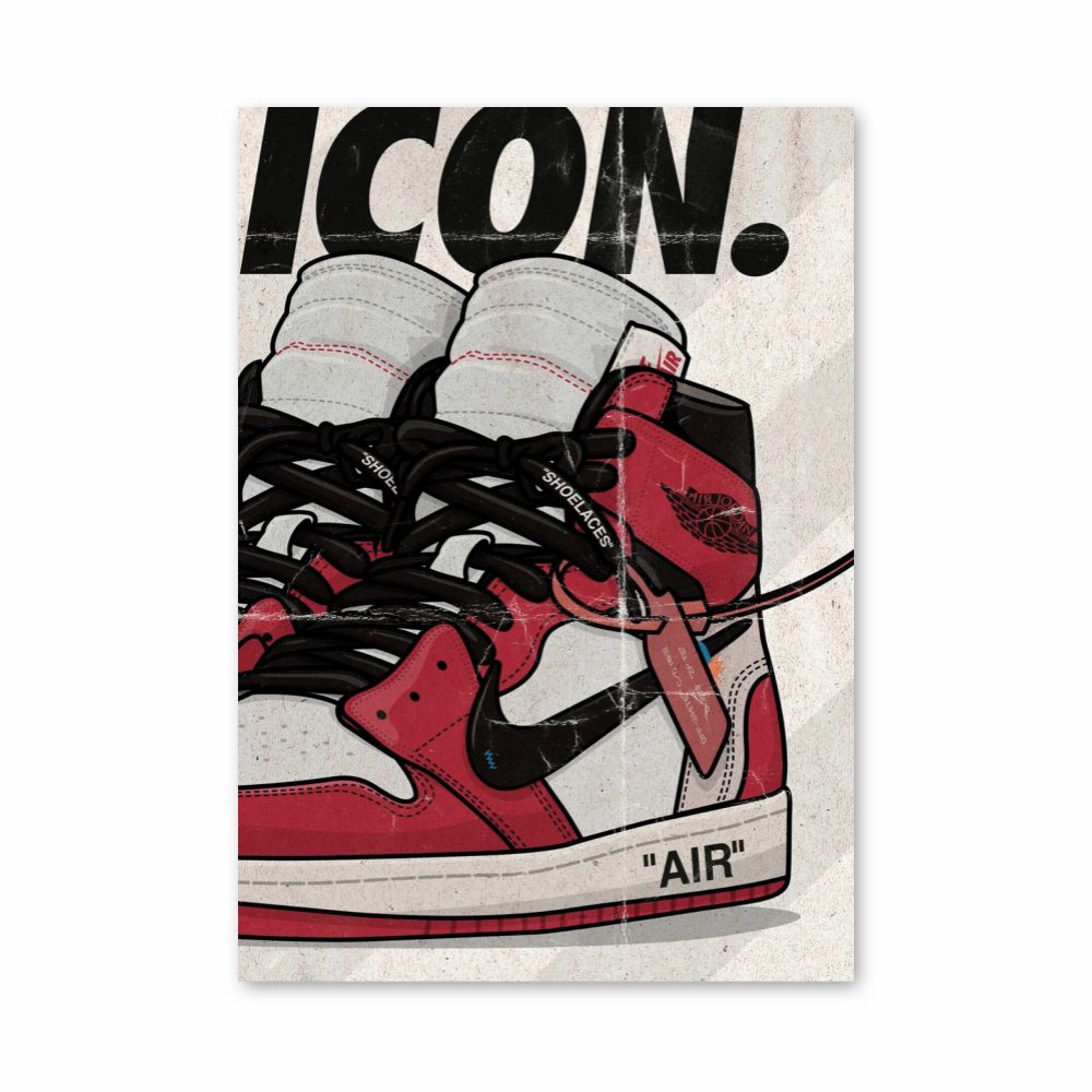 Icono de aire Nike Póster