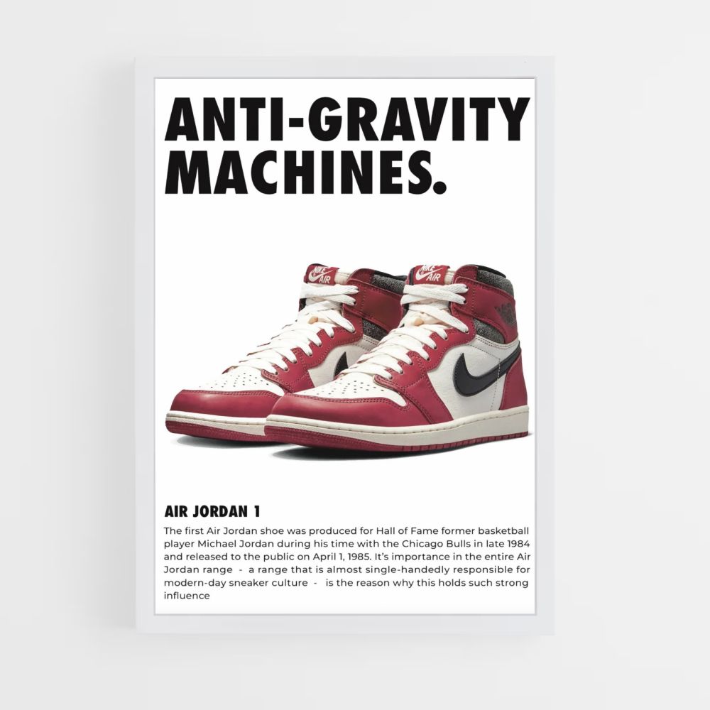 Póster NIke antigravedad