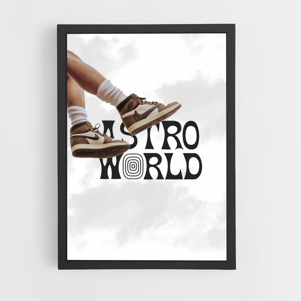 Nike Astro Mundo Póster