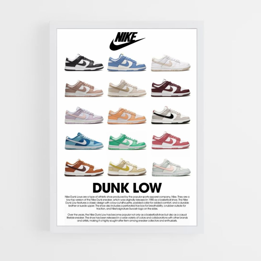 Póster Nike Dunk Low